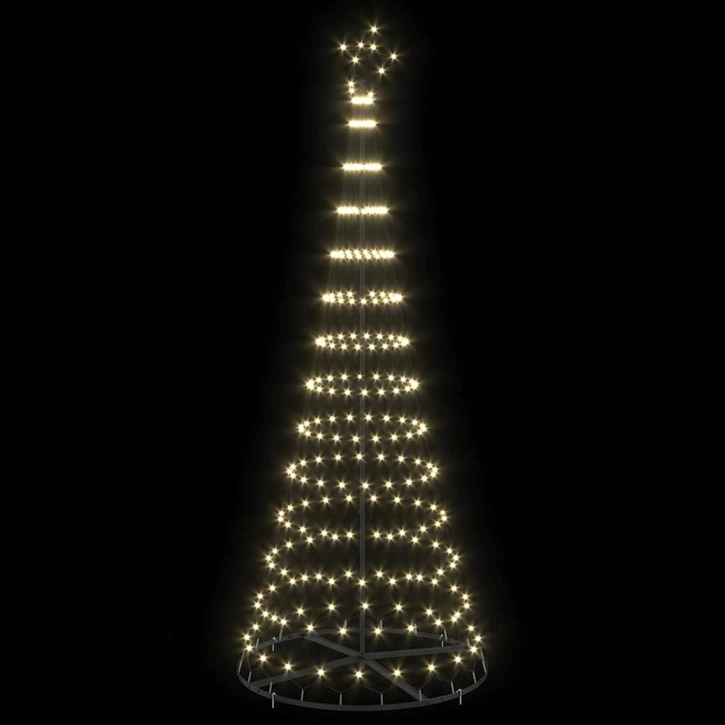 Vidaxl - Arbre de Noël LED avec 295 LED Blanc chaud 250 cm Métal vidaXL 42018783 - Image 5