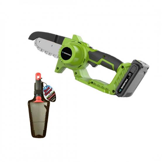 PACK tronçonneuse + RootSlayer à main | Tronçonneuse électrique | Outils multifonctions jardin | Léger/Facile d'utilisation- VENTEO - Image 1