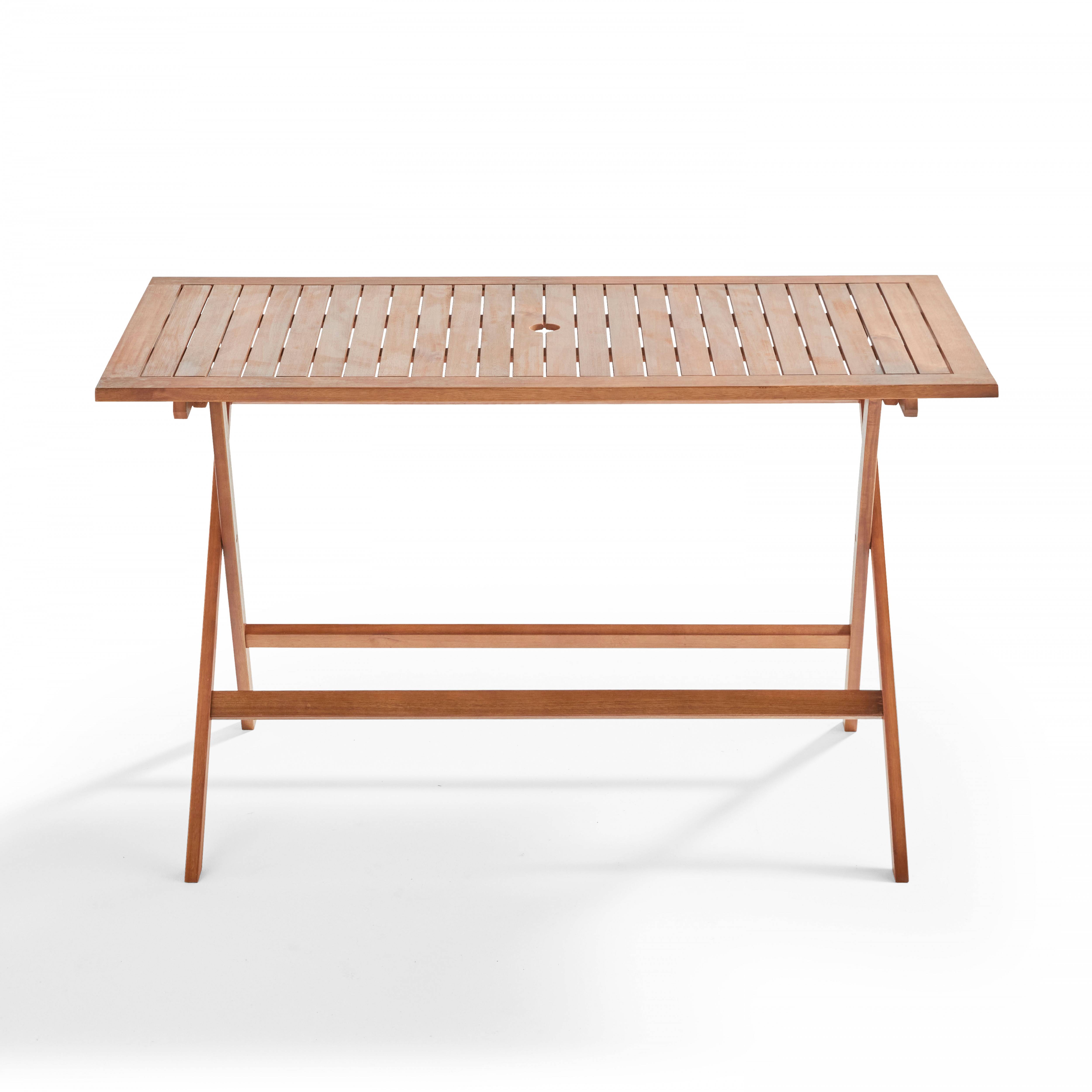 Oviala - Table de terrasse pliante en bois d'eucalyptus Sete - Oviala - Image 2