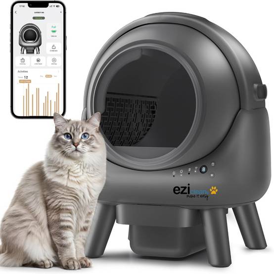 Litière robot autonettoyante connectée sans odeur pour chat – CatBot K6i – Eziclean - Image 1