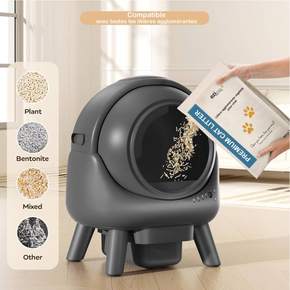 Eziclean - Litière robot autonettoyante connectée sans odeur pour chat – CatBot K6i – Eziclean - Image 6