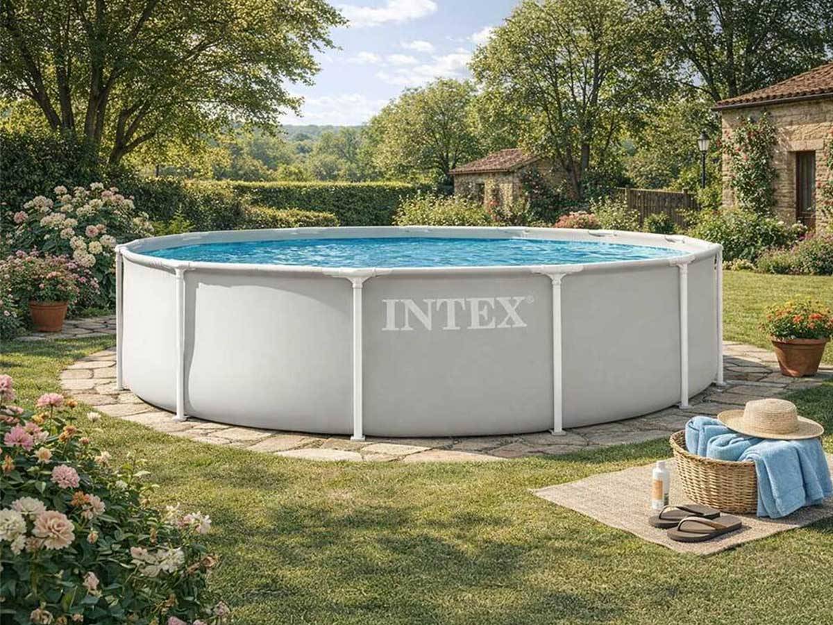 Piscine tubulaire Prism Frame ronde 3,05 x 0,76 m - Intex - Image 2