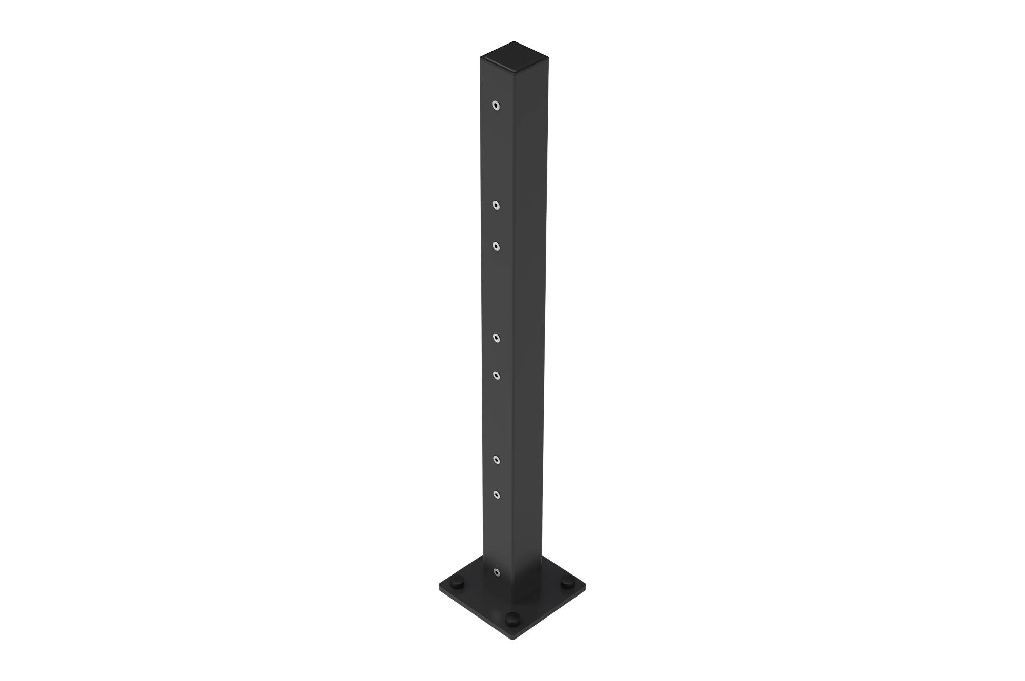 CASANOOV - Casanoov Clôture acier noir semi-ajourée VETTORO 2m x H.80  cm - Image 7