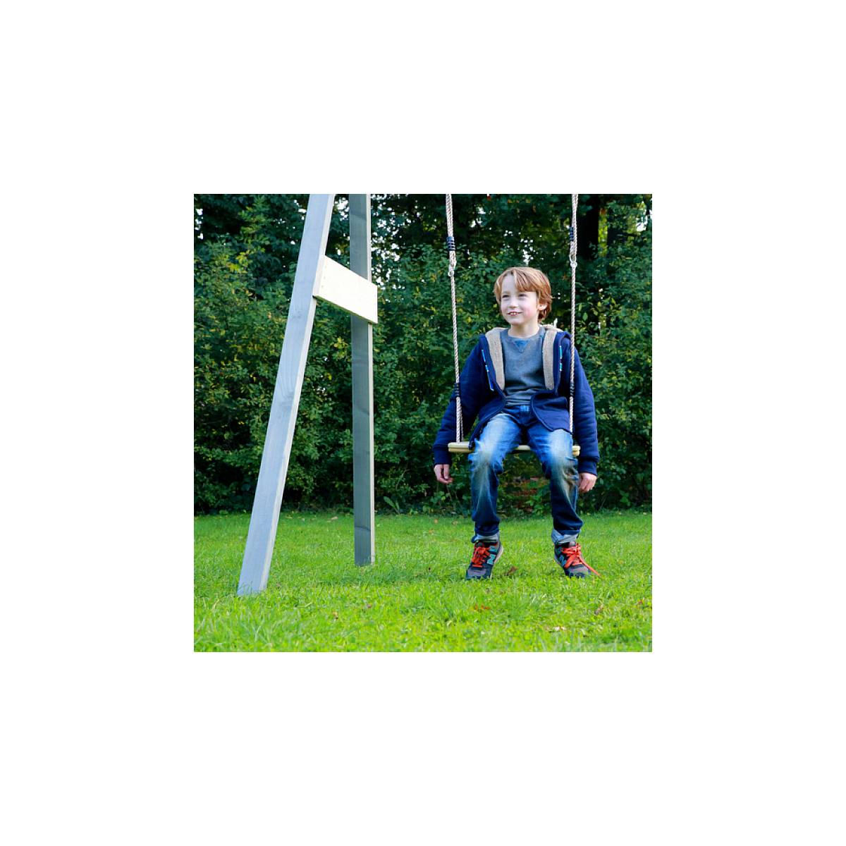Balancoire en Bois AXI - Siège de Jeu Durable pour Enfants - Image 6