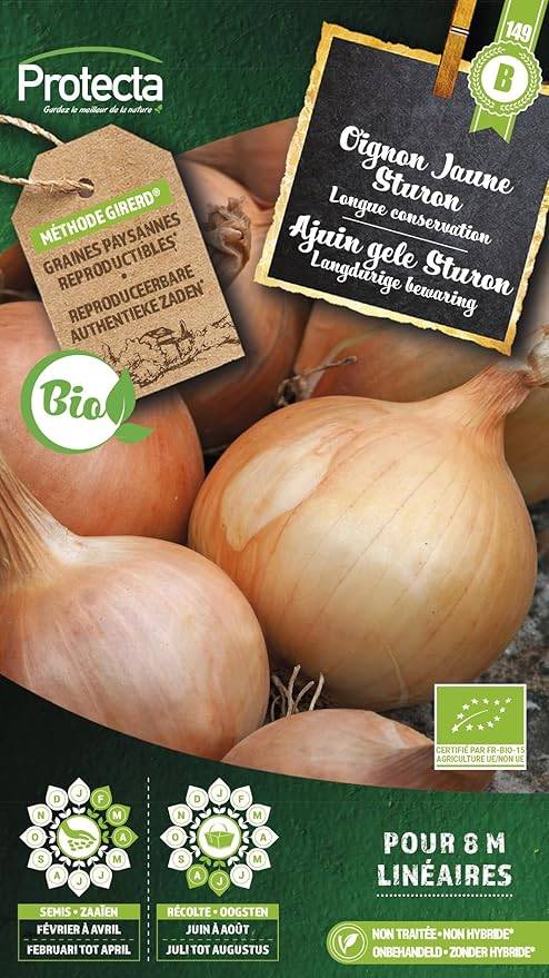 Protecta - Semence Oignon jaune sturon BIO