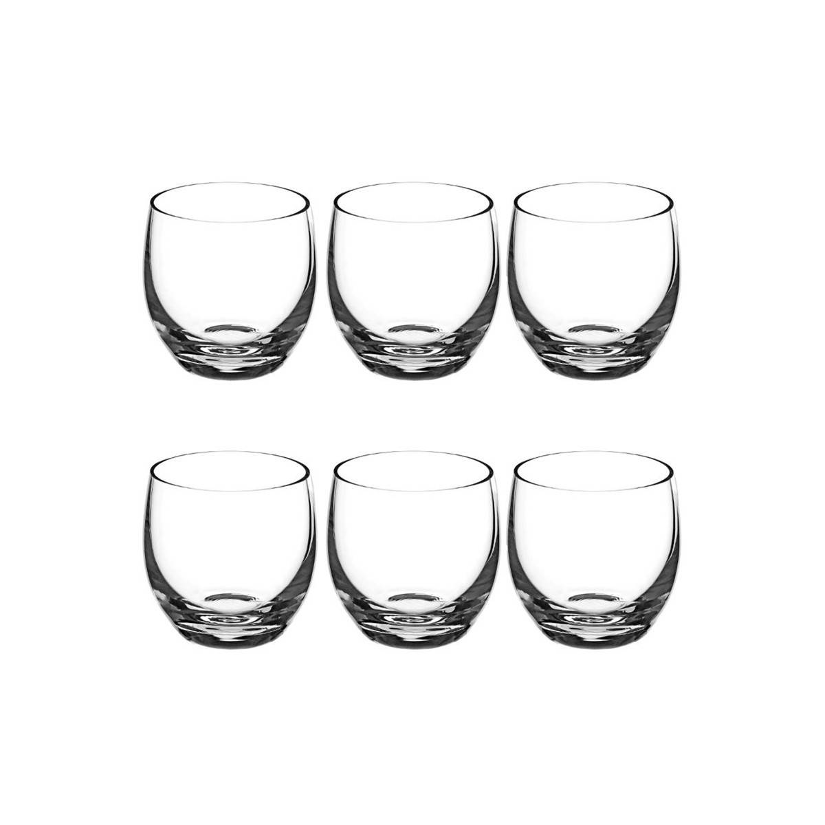 Lot de 6 Verrines Verre Arrondies "Bistro" 6cm Transparent - Image 1