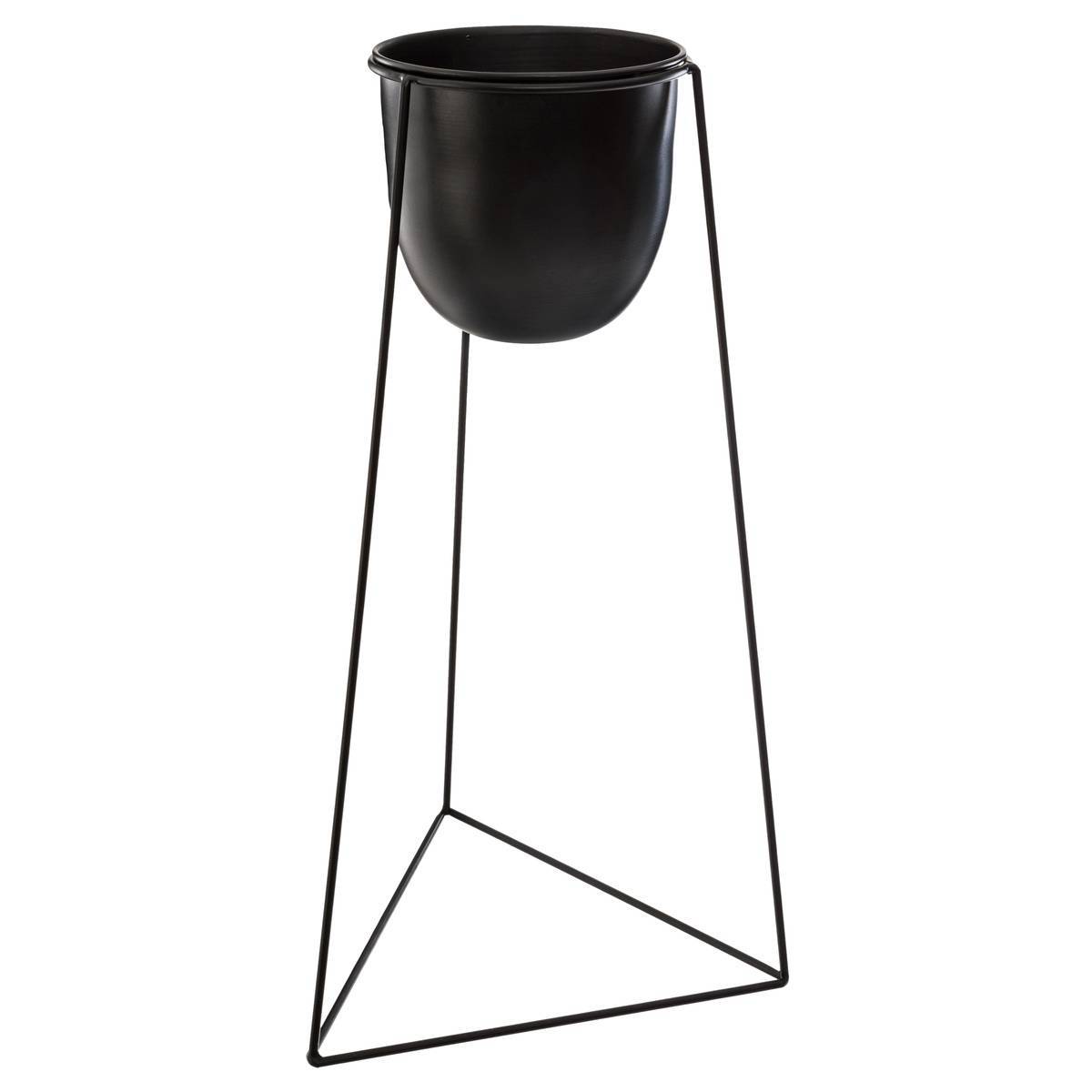 Atmosphera - Set de 2 pots métal noir - Atmosphera Créateur d'intérieur - Image 2