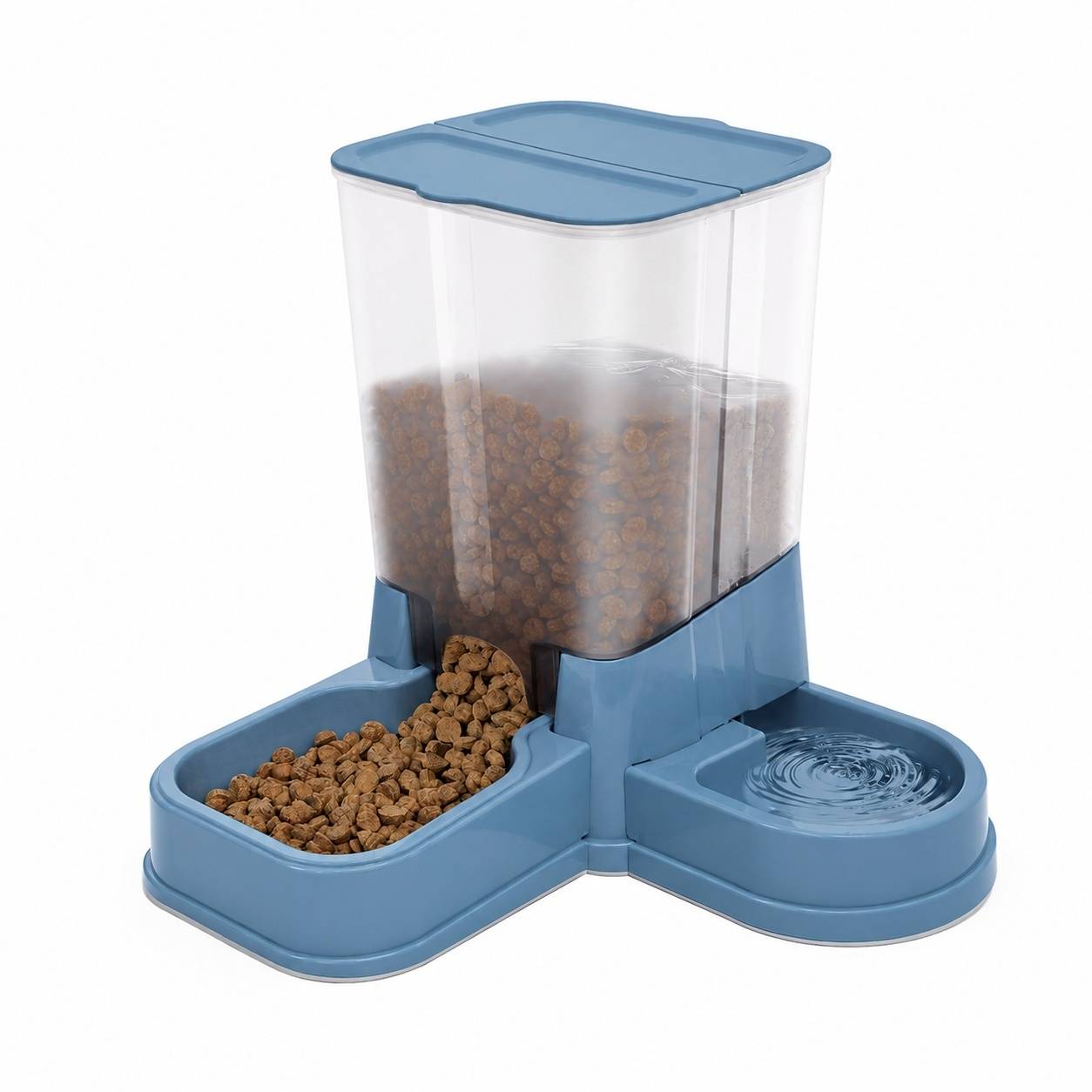 Distributeur Automatique 2 En 1 Pour Animaux Compagnons Eau Et Nourriture Sans Fuite Filtre Inclus - Image 1
