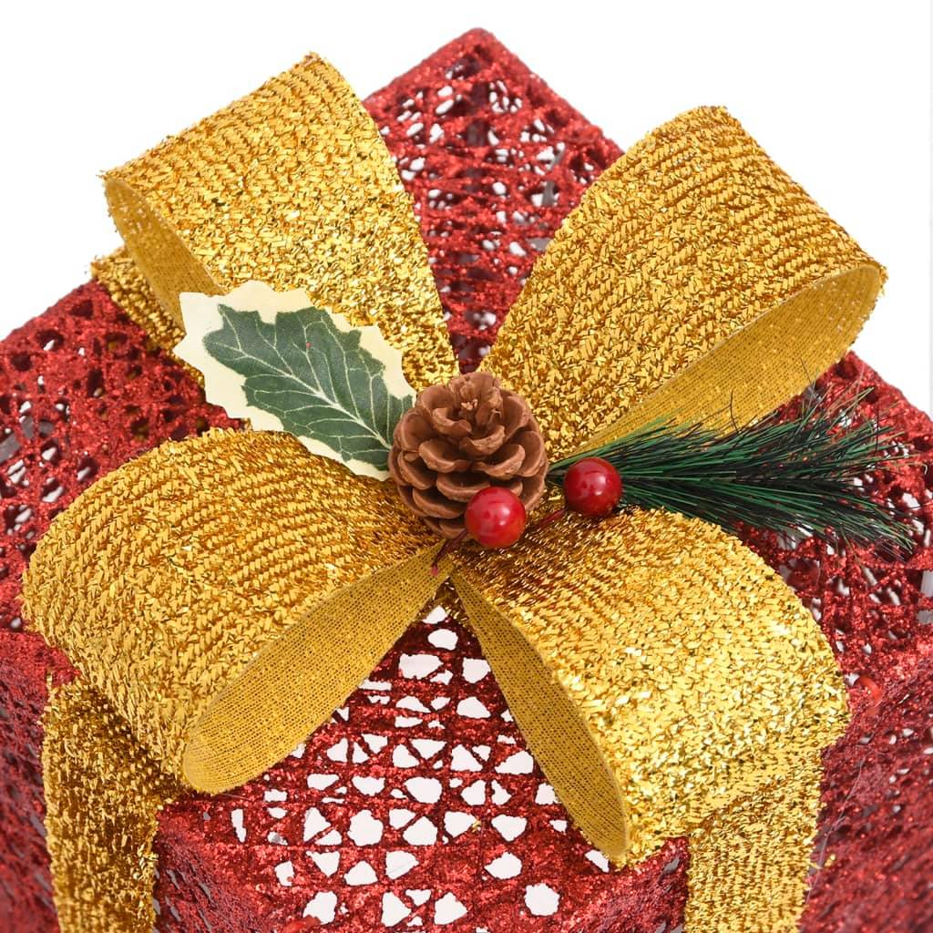 3 pcs Boîtes-cadeaux de Noël décoratives - Décoration Pour Noël Extérieur Intérieur-JU11973 - Image 7