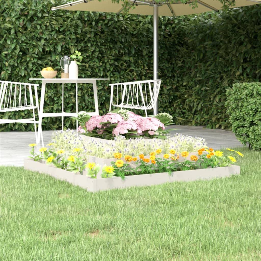 Support pot & bac bois blanc 110 x 110 x 27 cm - Prolenta premium p347 ...