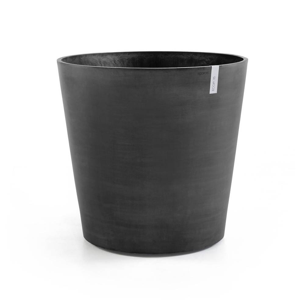 Ecopots - Grand pot sur roues Amsterdam 80 Gris Foncé - Ø 80 x H. 75 cm - 300 L ECOPOTS - Image 1