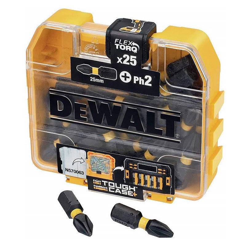 Boîte d'embouts Impact Torsion DEWALT DT70555T-QZ 25 x PH2 25mm Dewalt