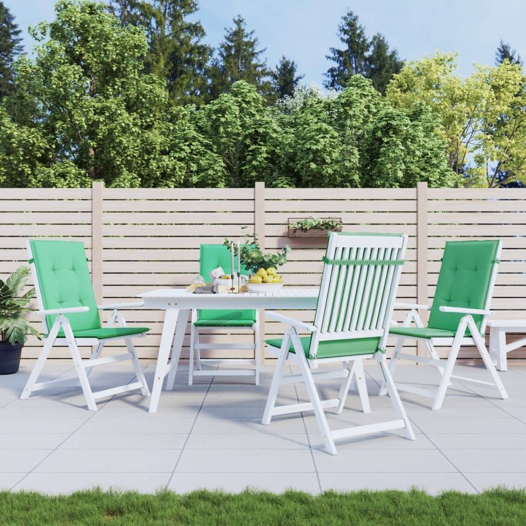 Prolenta Premium - Coussins de chaise de jardin polyester vert 120 x 50 x 3 cm - Prolenta premium p330.4 - Image 2