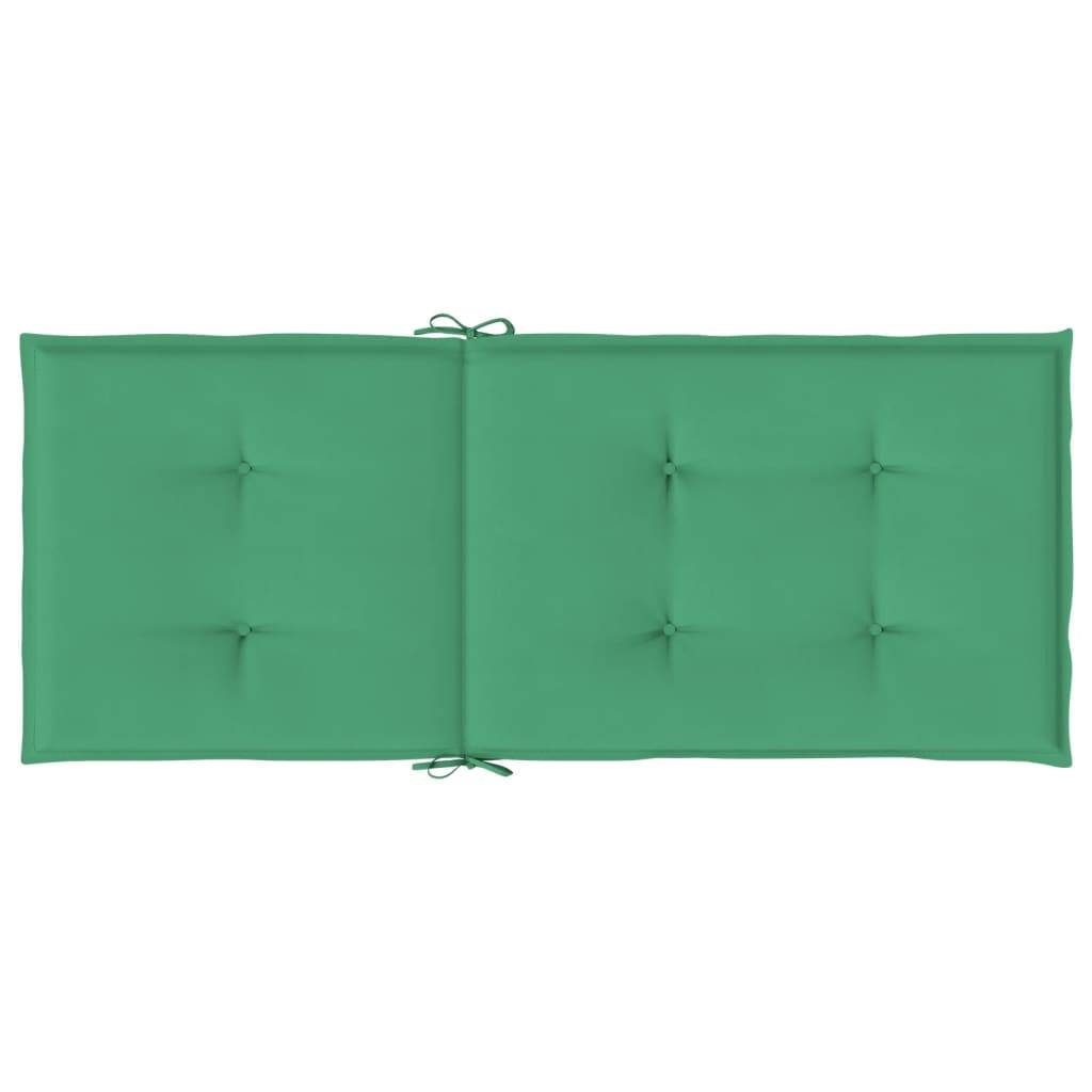 Prolenta Premium - Coussins de chaise de jardin polyester vert 120 x 50 x 3 cm - Prolenta premium p330.4 - Image 7