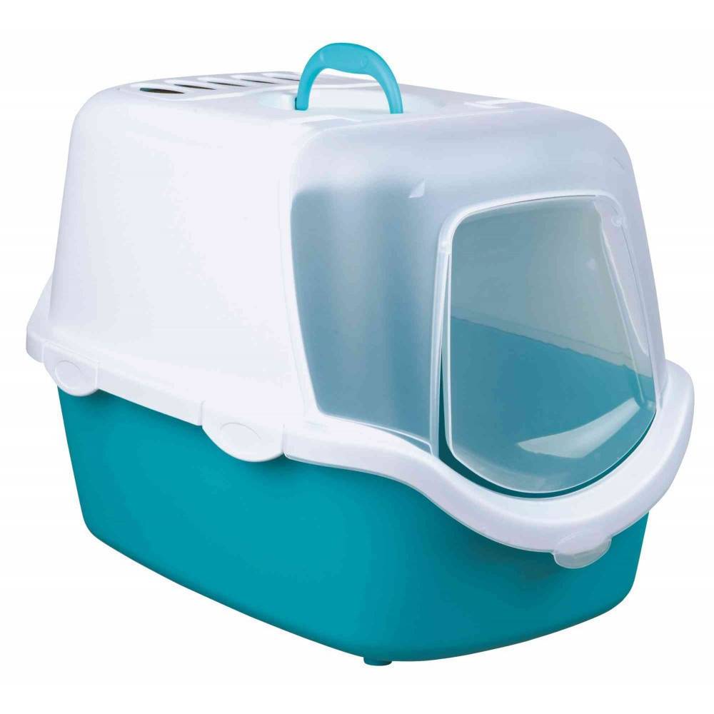 animallparadise - Maison de toilette, Vico Open Top turquoise 40 x 56 x 40 cm pour chat. - Image 1