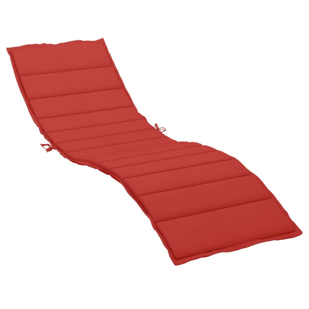 PANGIVO - Coussin de chaise longue tissu oxford rouge 200 x 50 x 3 cm - PANGIVO - Image 2