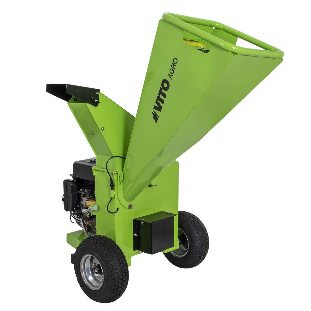Broyeur de végétaux Thermique 15CV - 3 Lames de coupe - Branches Ø100mm Max Démarrage électrique Moteur 4T Poignées VITO - Image 1