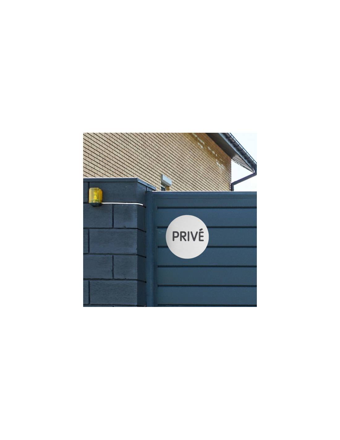 Disque de signalisation Privé, aluminium adhésif, Ø80mm - THIRARD - Image 7