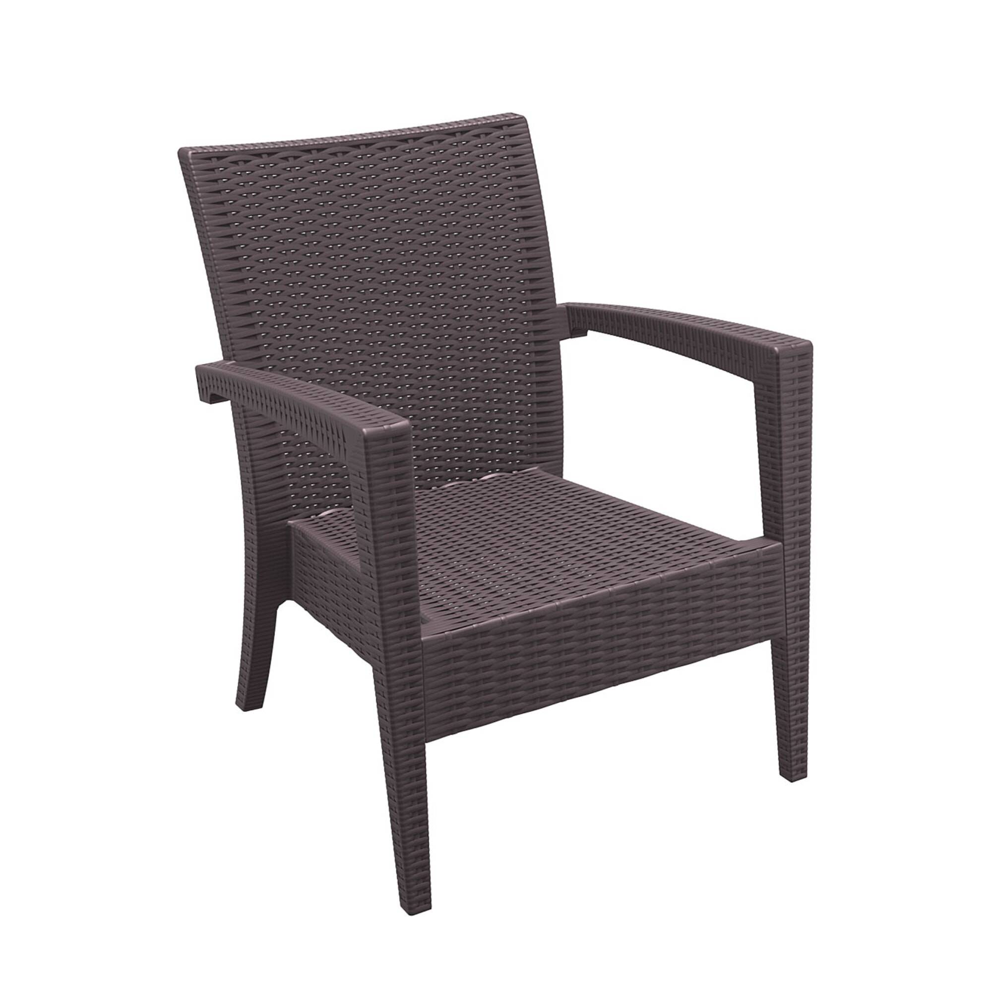 Fauteuil intérieur, extérieur chocolat IPANEMA garbar - Image 1