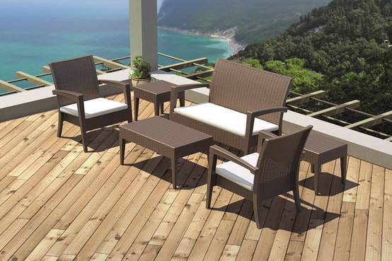 Fauteuil intérieur, extérieur chocolat IPANEMA garbar - Image 4