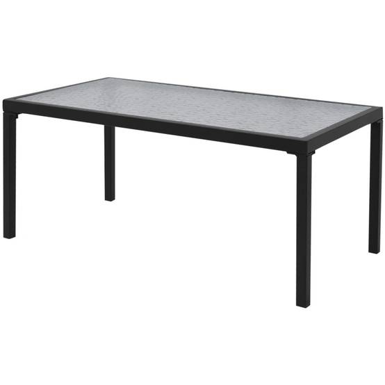 4 pcs Salon de jardin - Mobilier d'extérieur Textilène Noir - Image 3