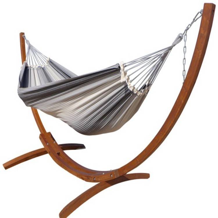 Tropical Hamac - Support hamac Latino Relax L 3 gris - Tropical Hamac - Image 1