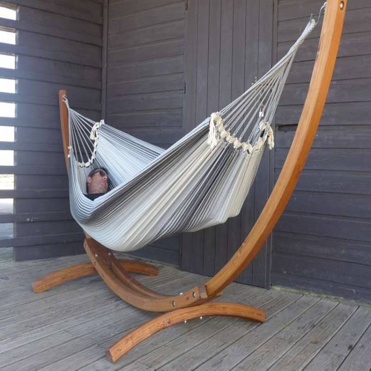 Tropical Hamac - Support hamac Latino Relax L 3 gris - Tropical Hamac - Image 6
