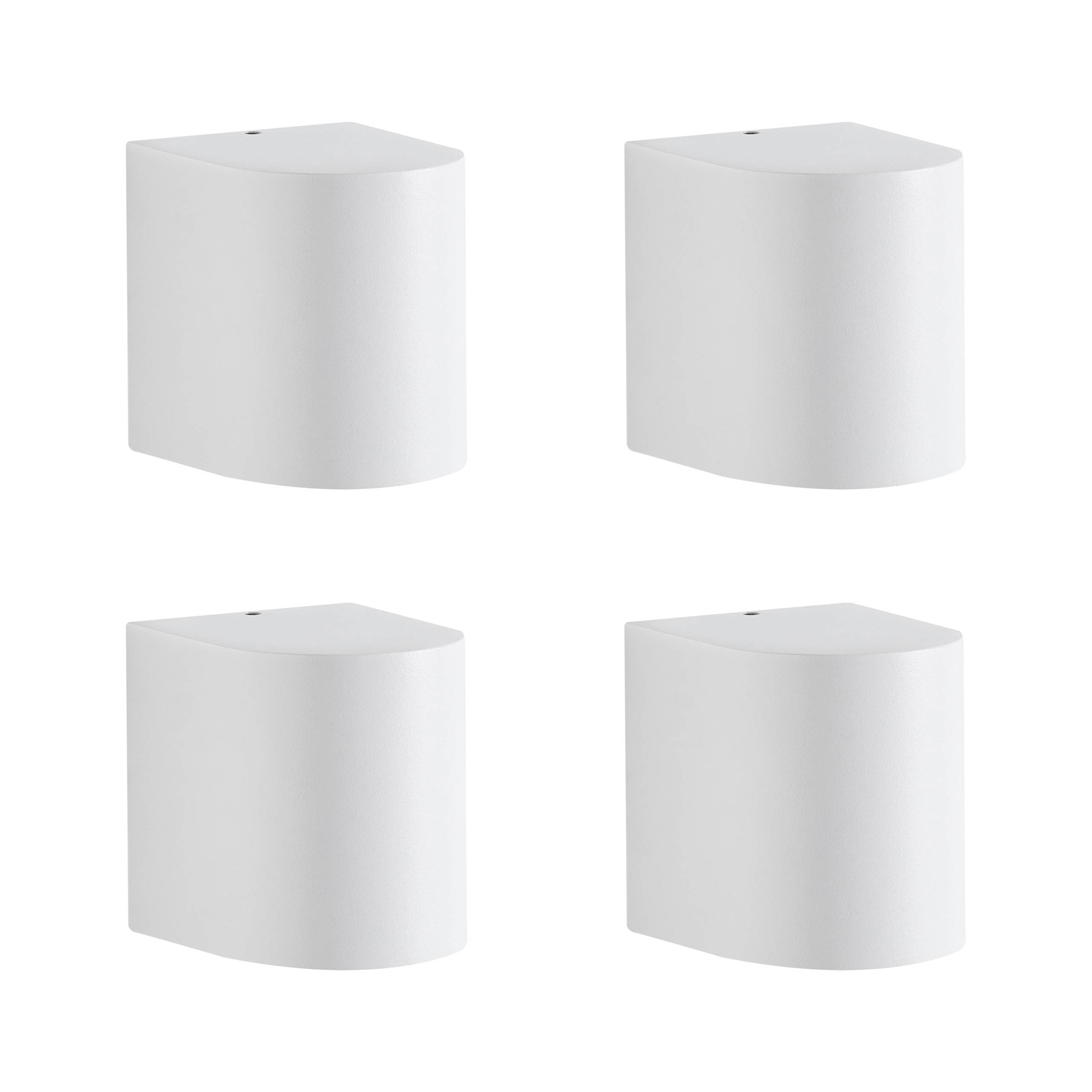 Beliani - Lampe murale pour l'extérieur Aluminium Blanc AVIA - Beliani - Image 2