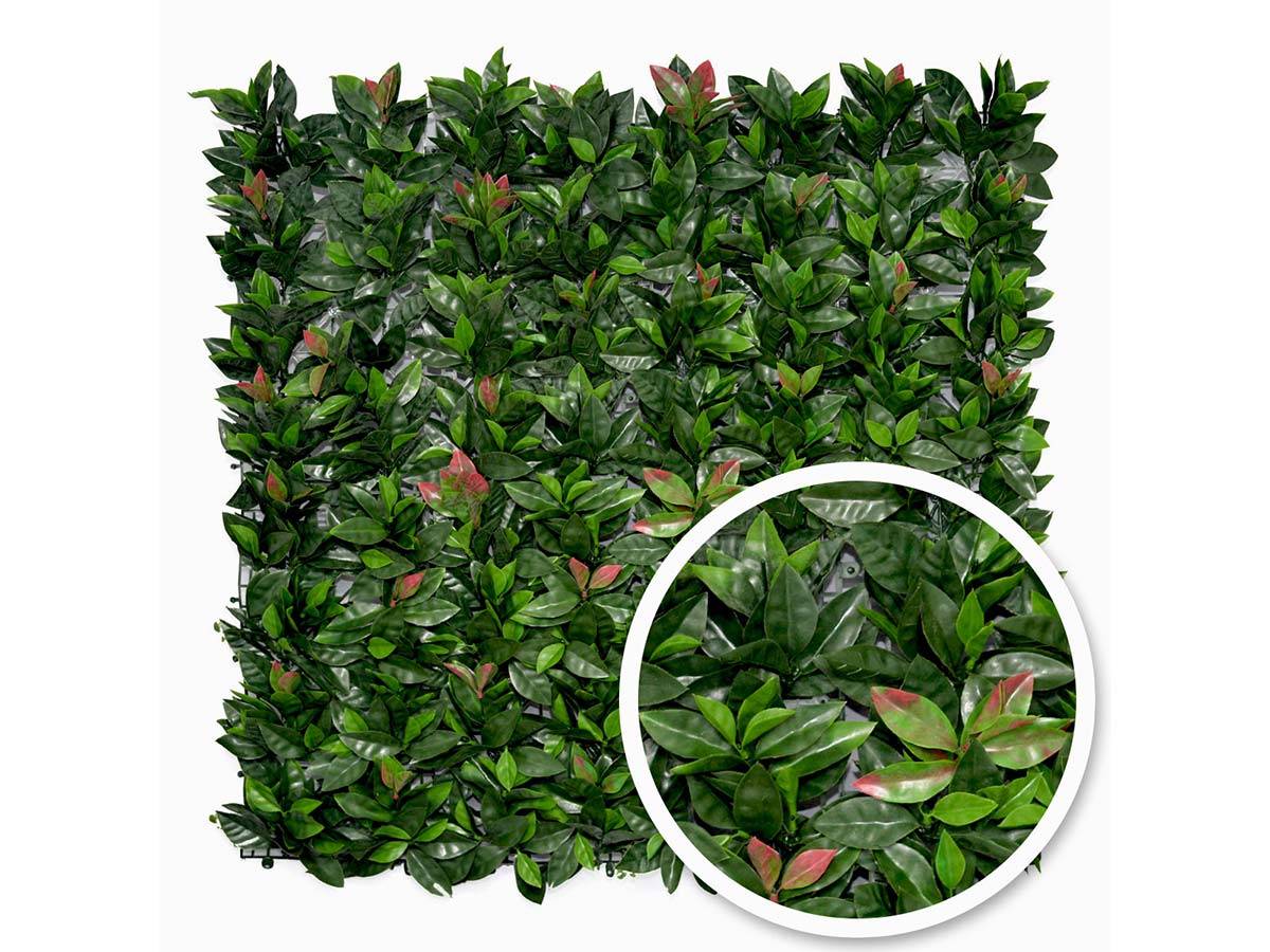 Jardideco - Feuillage artificiel imitation Photinia 1 m² - Jardideco - Image 1