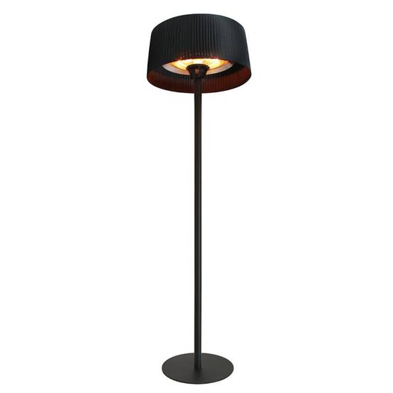 Favex - Parasol chauffant électrique Sirmione Noir - FAVEX - Extérieur - 3 Puissances de Chauffe - 74 x 74 x 224 cm, Noir - Image 1