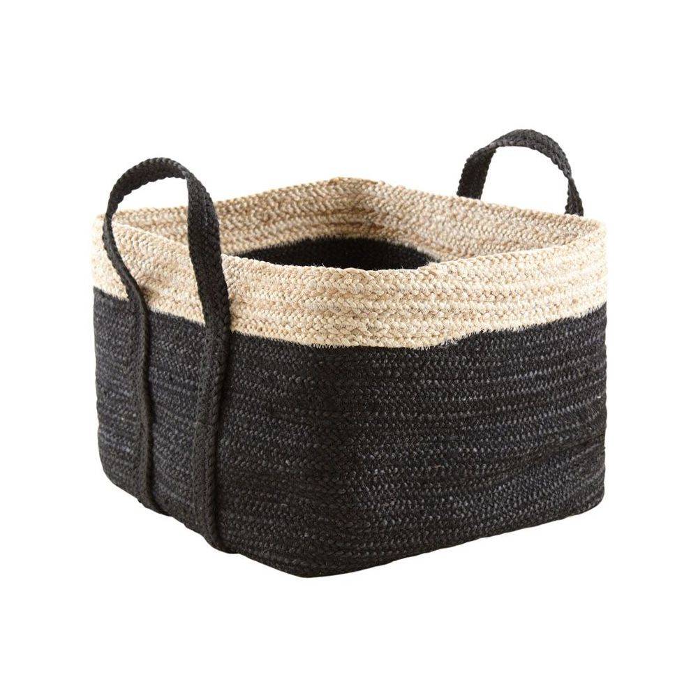 Aubry Gaspard - Corbeilles de rangement carrées en jute (Lot de 3) - Image 3