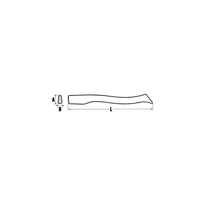 Manche De Hachette Canadienne Bois De Frêne Robuste - Mob - Image 2