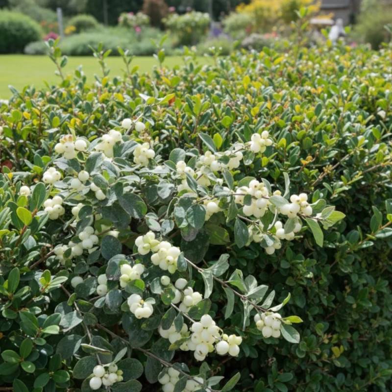 Symphorine Magical® Galaxy 'Kolmgala', Symphoricarpos à fleurs Blanche - feuillage Caduc - Pot de 3L - 20/40 cm-  hauteur à maturité De 2,50 m à 3,00 - Image 5