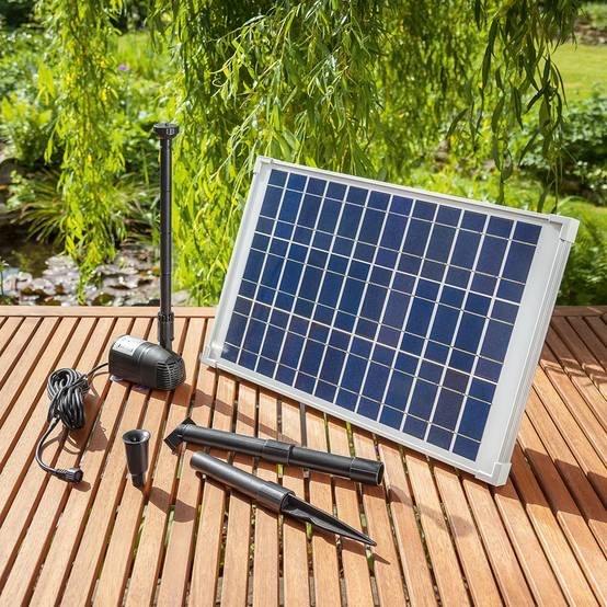 Code 101014 Système de pompe solaire esotec Water Splash 20/1350 Kit complet pompe ...