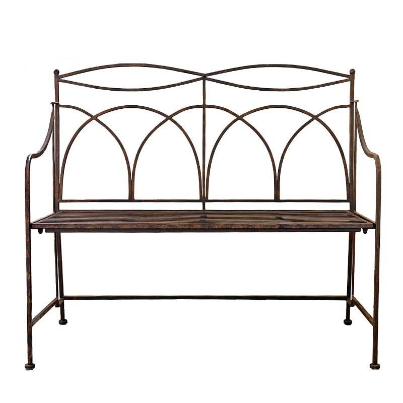 La Grande Prairie - Banc de jardin fer 107x46x95cm - Image 1