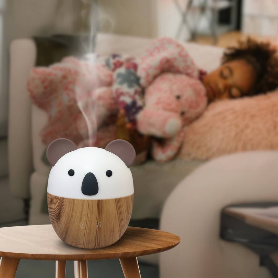 Diffuseur Huile Essentielle Woofie-Diffuseur pour Parfum Maison–Alimentation USB, Éclairage Led d'Ambiance, Silencieux et Compact - Image 7