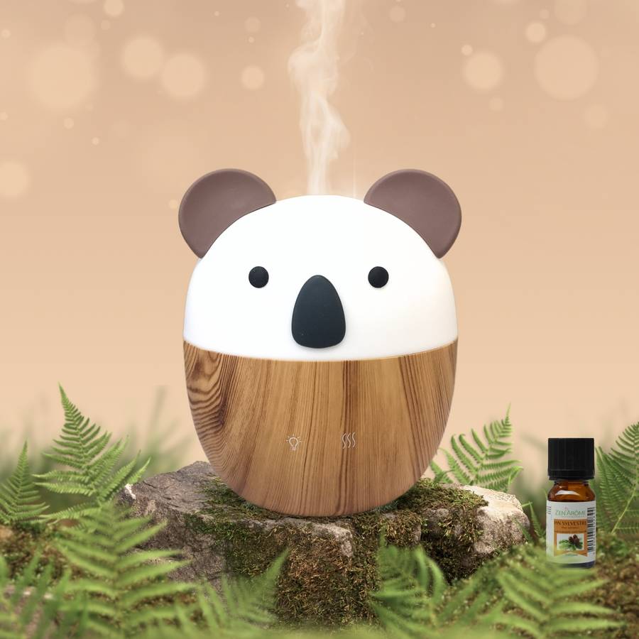 Diffuseur Huile Essentielle Woofie-Diffuseur pour Parfum Maison–Alimentation USB, Éclairage Led d'Ambiance, Silencieux et Compact - Image 8