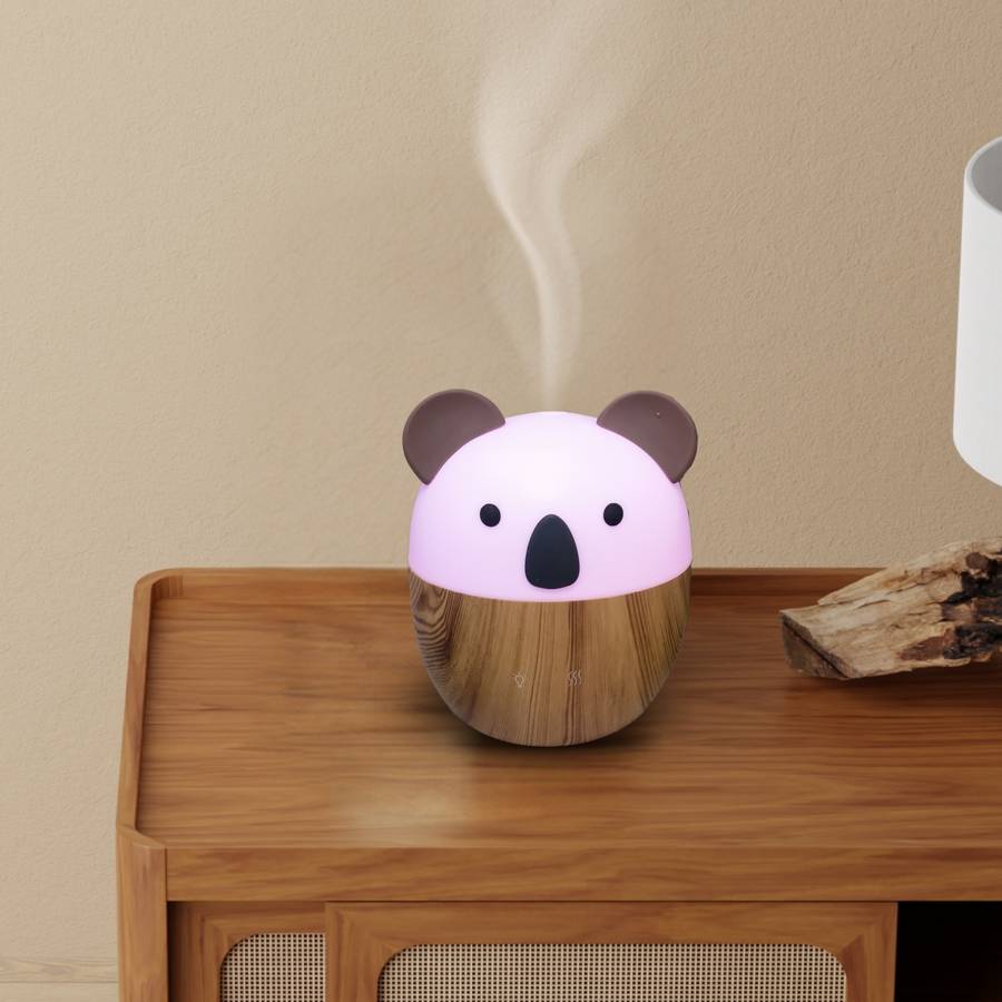 Diffuseur Huile Essentielle Woofie-Diffuseur pour Parfum Maison–Alimentation USB, Éclairage Led d'Ambiance, Silencieux et Compact - Image 5