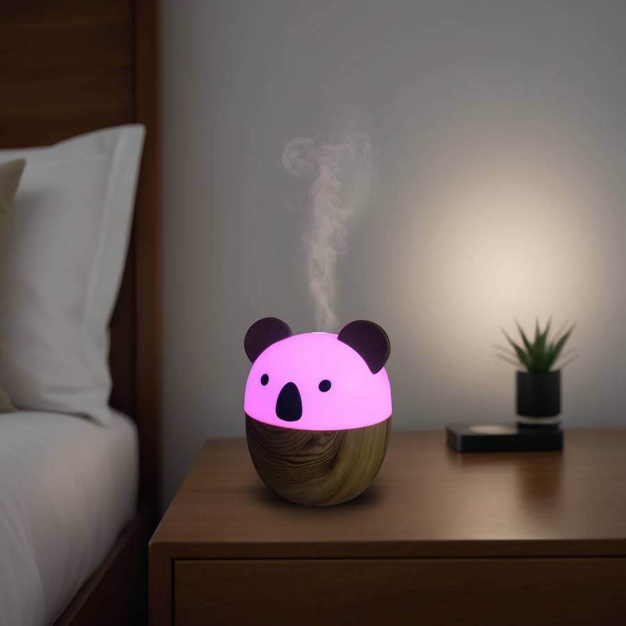 Diffuseur Huile Essentielle Woofie-Diffuseur pour Parfum Maison–Alimentation USB, Éclairage Led d'Ambiance, Silencieux et Compact - Image 2