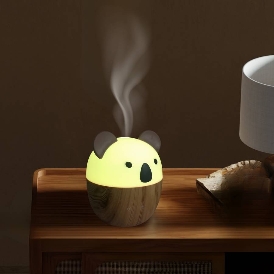 Diffuseur Huile Essentielle Woofie-Diffuseur pour Parfum Maison–Alimentation USB, Éclairage Led d'Ambiance, Silencieux et Compact - Image 4