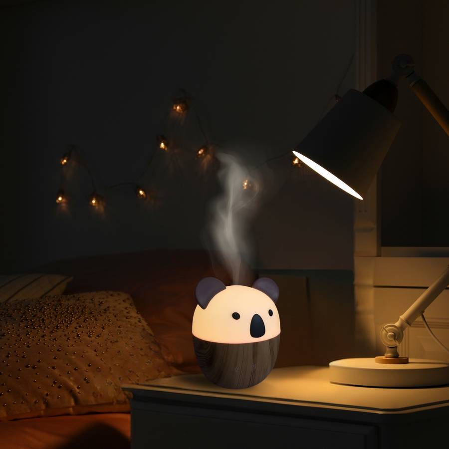 Diffuseur Huile Essentielle Woofie-Diffuseur pour Parfum Maison–Alimentation USB, Éclairage Led d'Ambiance, Silencieux et Compact - Image 9