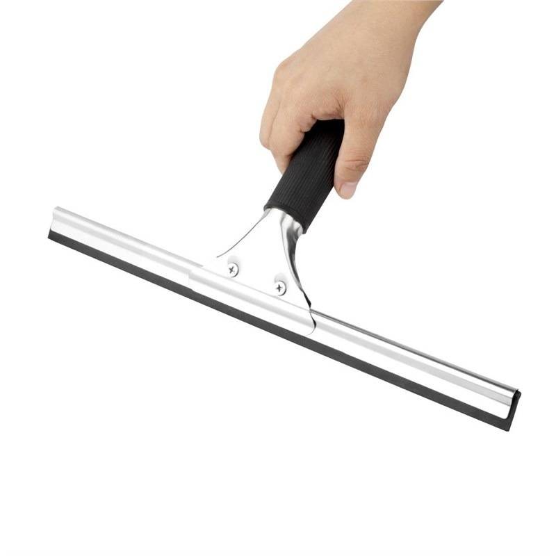 Raclette à vitres en acier inoxydable Jantex 30cm - Image 5
