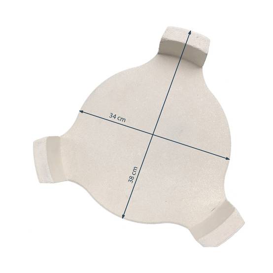 Déflecteur de chaleur pour kamado 20" Patton en céramique - Image 4