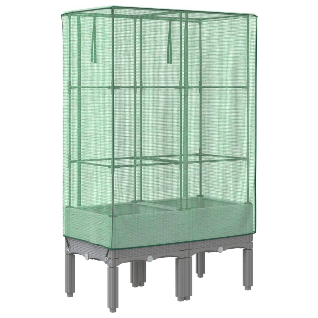Vidaxl - Jardinière surélevée avec housse aspect rotin 80x40x140 cm vidaXL 4015861 - Image 7