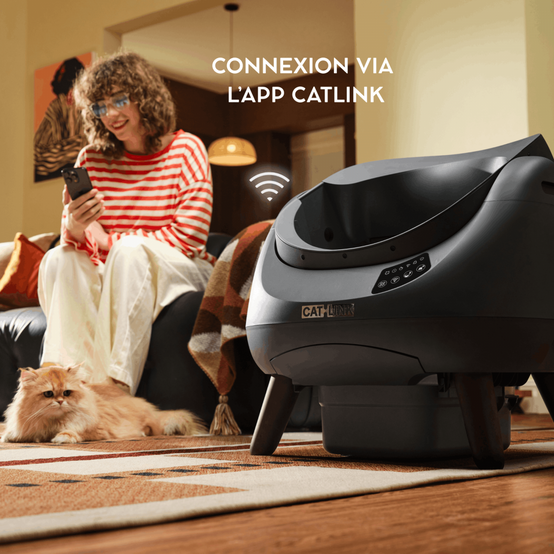 Catlink Open-X Litière autonettoyante pour chats - Gris foncé CATLINK - Image 3