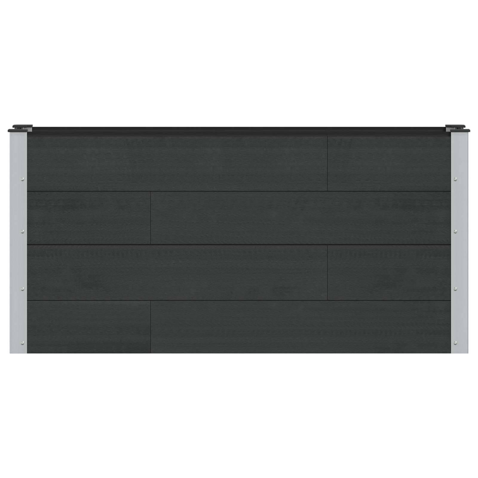 Prolenta Premium - Jardinière aluminium noir 150 x 30 x 72 cm - Prolenta premium p3166.6 - Image 3