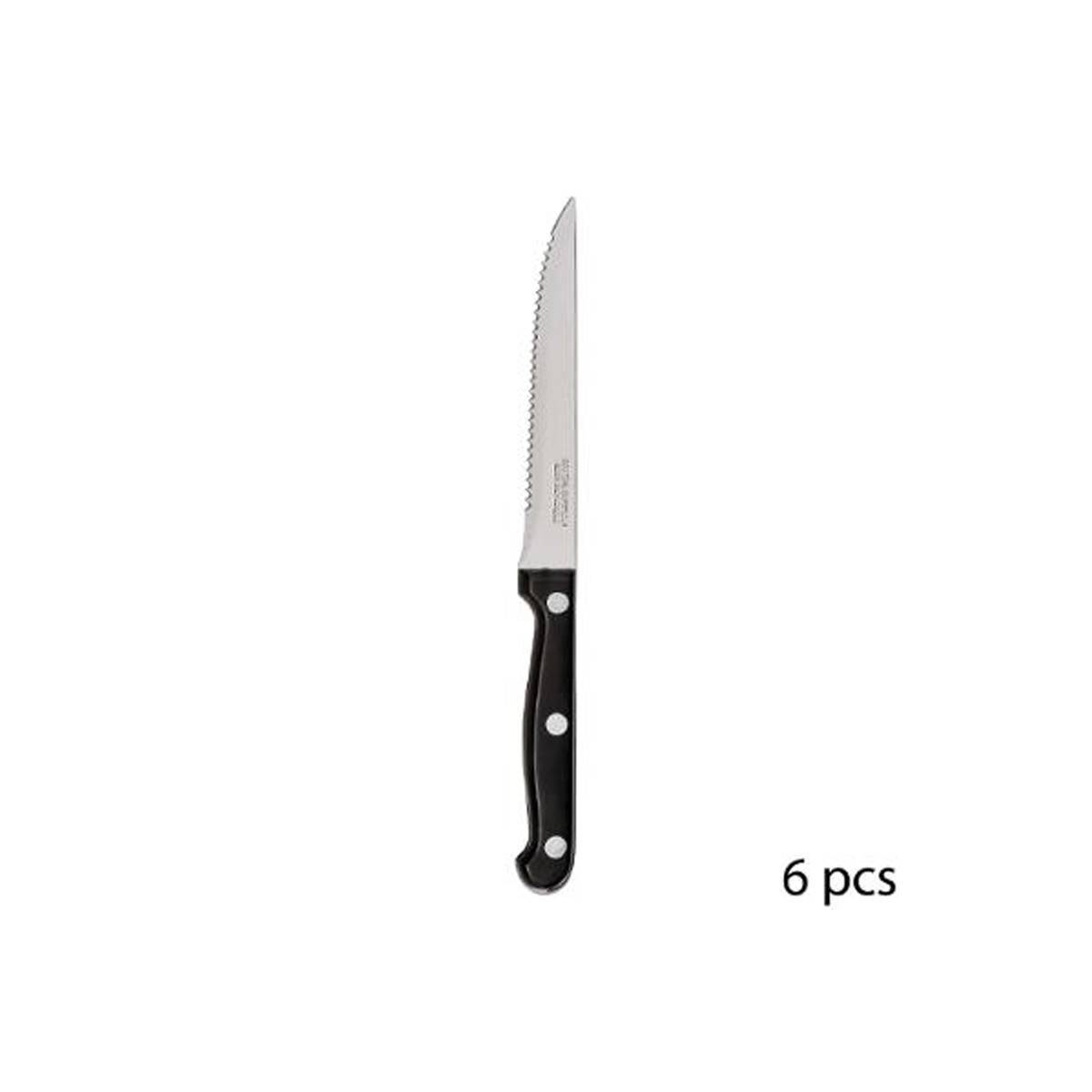 Lot de 6 Couteaux de Table "Steak" 27cm Noir - Image 3