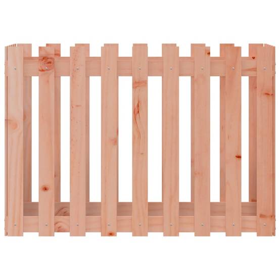 Helloshop26 - Jardinière bac lit surélevé plantes fleurs terrasse jardin de jardin design de clôture bois douglas massif marron - Image 3