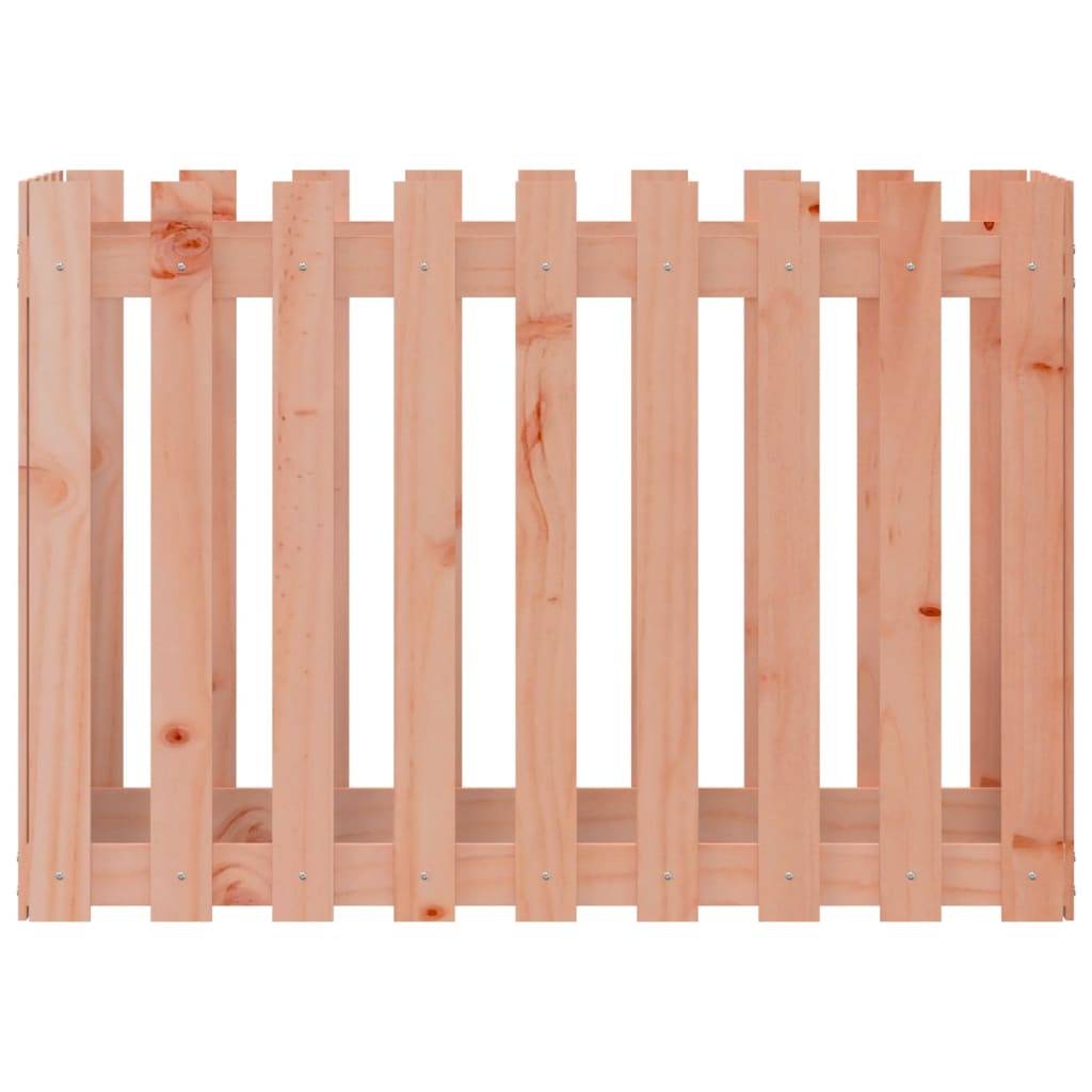 Helloshop26 - Jardinière bac lit surélevé plantes fleurs terrasse jardin de jardin design de clôture bois douglas massif marron - Image 3