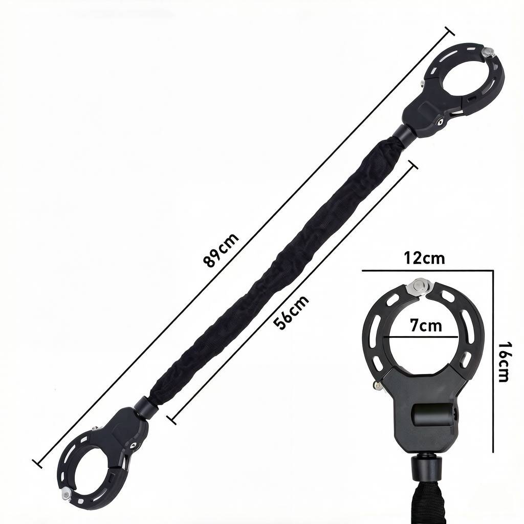 Antivol trotinette Electrique Aluminium Impermeable Haute securite avec Cable de Rappel